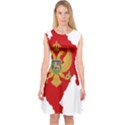Montenegro Country Europe Flag Capsleeve Midi Dress View1