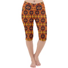 C 2 Lightweight Velour Cropped Yoga Leggings by ArtworkByPatrick