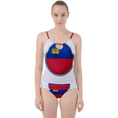 Lithuania Flag Country Symbol Cut Out Top Tankini Set by Sapixe