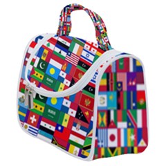 Flags Countries International Satchel Handbag by Sapixe