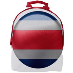 Costa Rica Flag Country Symbol Mini Full Print Backpack by Sapixe