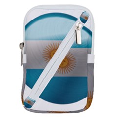 Argentina Flag Country Nation Belt Pouch Bag (large) by Sapixe