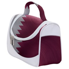 Qatar Flag Country Nation National Satchel Handbag by Sapixe