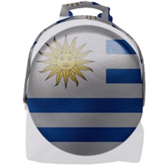 Uruguay Flag Country Symbol Nation Mini Full Print Backpack by Sapixe
