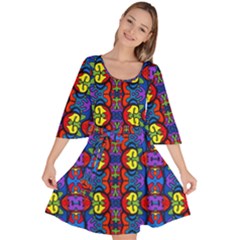 D 2 Velour Kimono Dress by ArtworkByPatrick