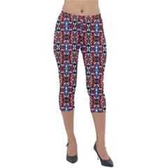 E 9 Lightweight Velour Capri Leggings  by ArtworkByPatrick