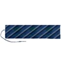 Blue Stripped Pattern Roll Up Canvas Pencil Holder (L) View1