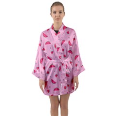 Summer Long Sleeve Kimono Robe by scharamo