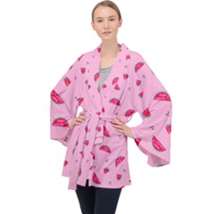Summer Velvet Kimono Robe by scharamo