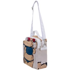 Sassy Crossbody Day Bag by Abigailbarryart