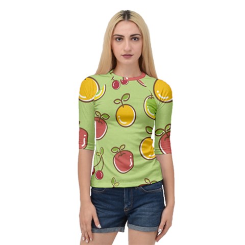 Seamless Healthy Fruit Quarter Sleeve Raglan Tee by HermanTelo