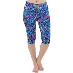 I 4 1 Lightweight Velour Cropped Yoga Leggings by ArtworkByPatrick