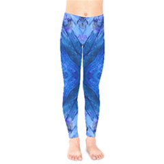 Boho Bohemian Hippie Tie Dye Cobalt Kids  Legging by CrypticFragmentsDesign