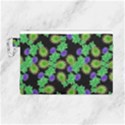 Flowers Pattern Background Canvas Cosmetic Bag (Large) View1