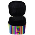 Rainbow Geometric Spectrum Make Up Travel Bag (Small) View3
