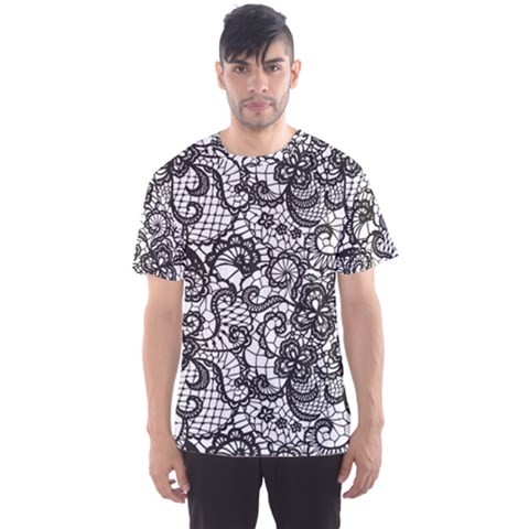 Encaje Men s Sports Mesh Tee by Sobalvarro