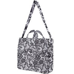 Encaje Square Shoulder Tote Bag by Sobalvarro