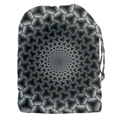 Pattern Abstract Graphic District Drawstring Pouch (xxxl) by Simbadda