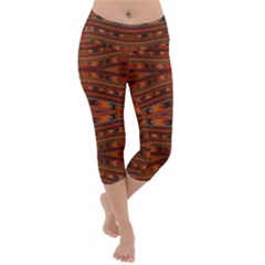M 5 Lightweight Velour Capri Yoga Leggings by ArtworkByPatrick