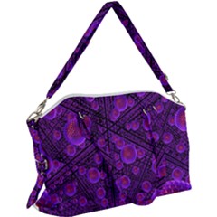 Spheres Combs Structure Regulation Canvas Crossbody Bag by Simbadda