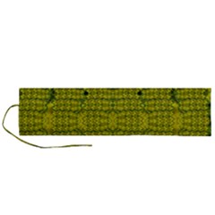 Flowers In Yellow For Love Of The Decorative Roll Up Canvas Pencil Holder (l) by pepitasart