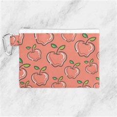 Fruit Apple Canvas Cosmetic Bag (medium) by HermanTelo