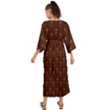 Nerdy 60s  Girl Pattern Red Grecian Style  Maxi Dress View2