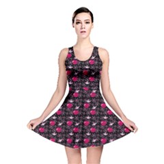 Cherries An Bats Black Reversible Skater Dress by snowwhitegirl