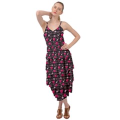 Cherries An Bats Black Layered Bottom Dress by snowwhitegirl
