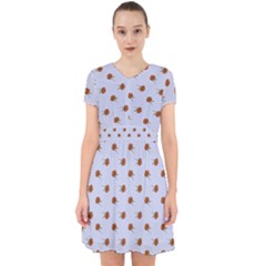 Peach Rose Blue Adorable In Chiffon Dress by snowwhitegirl