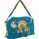 Paint Kitten Cats Cat Cute Paw Canvas Crossbody Bag View1