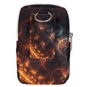 Fractal Pattern Background Space Belt Pouch Bag (Large) View2