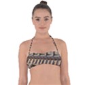 Architecture Geometry Halter Bandeau Bikini Top View1