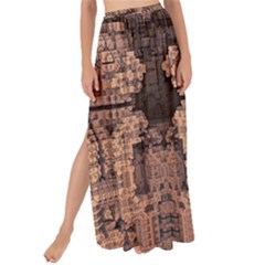 Fractals Abstraction Tla Designs Maxi Chiffon Tie-up Sarong by Simbadda