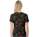 Strawberries pattern V-Neck Sport Mesh Tee View2