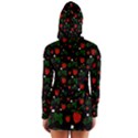 Strawberries pattern Long Sleeve Hooded T-shirt View2