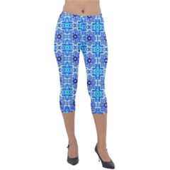 New Arrivals-a-9-14 Lightweight Velour Capri Leggings  by ArtworkByPatrick