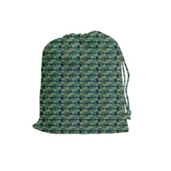 Stamping Heart Love Drawstring Pouch (large) by Bajindul
