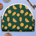 Ice Cream Pattern Background Design Horseshoe Style Canvas Pouch View1