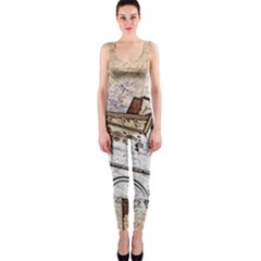Building Architecture Columns One Piece Catsuit by Simbadda