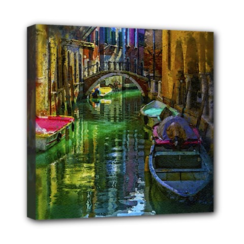 Venice City Italy Architecture Mini Canvas 8  X 8  (stretched) by Simbadda