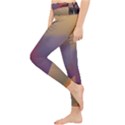 Landscape Illustration Nature Sky Lightweight Velour Classic Yoga Leggings View3