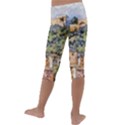 Architecture Town Travel Water Kids  Lightweight Velour Capri Leggings  View4