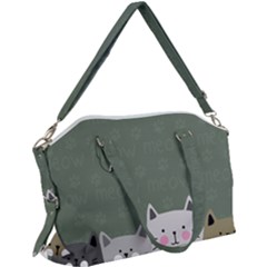 Cute Cats Canvas Crossbody Bag by Valentinaart