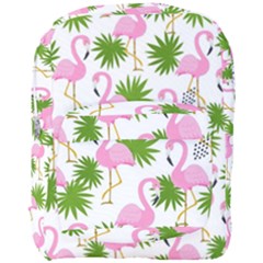Seamless Pattern With Cute Flamingos Full Print Backpack by Vaneshart