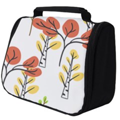 Tree Autumn Forest Landscape Full Print Travel Pouch (big) by Mariart