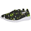 Alien Ufo Pattern Men s Slip On Sneakers View2