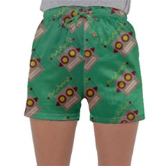 Toy Robot Sleepwear Shorts by Vaneshart