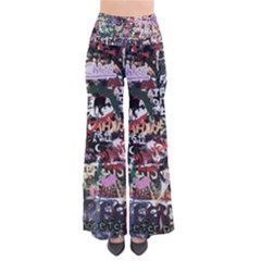 Graffiti Wall Background So Vintage Palazzo Pants by Vaneshart