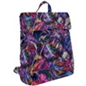 Multicolored Abstract Painting Flap Top Backpack View2